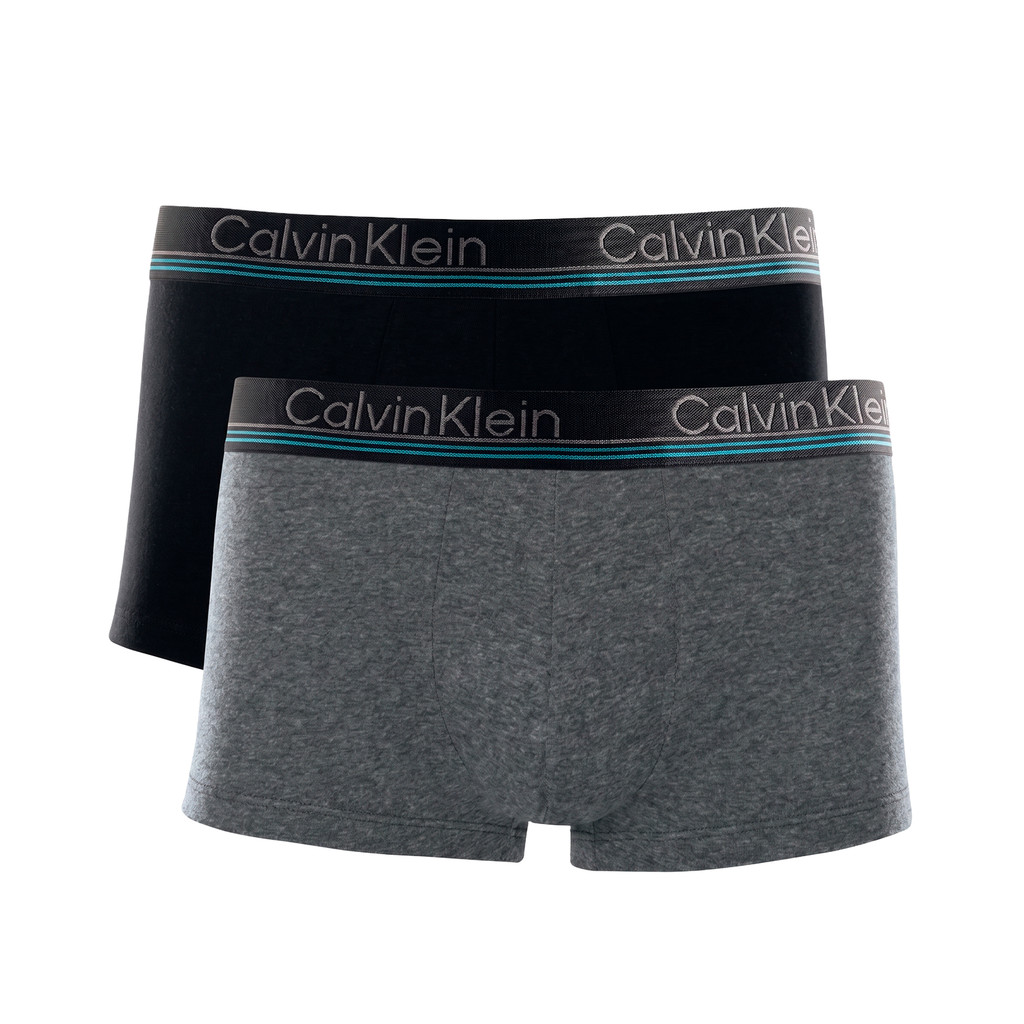 Kit 2 Cueca Calvin Klein Low Rise Trunk Cotton Kit Cueca Box Premium Cueca Masculina Algodão · foto 2