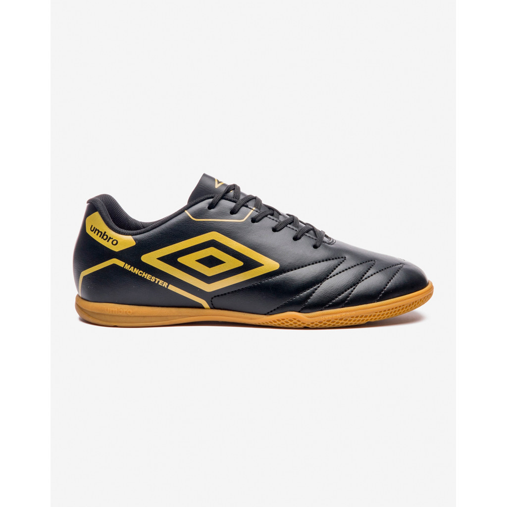 Chuteira Infantil Futsal Umbro Manchester para Quadras com Excelente Aderência