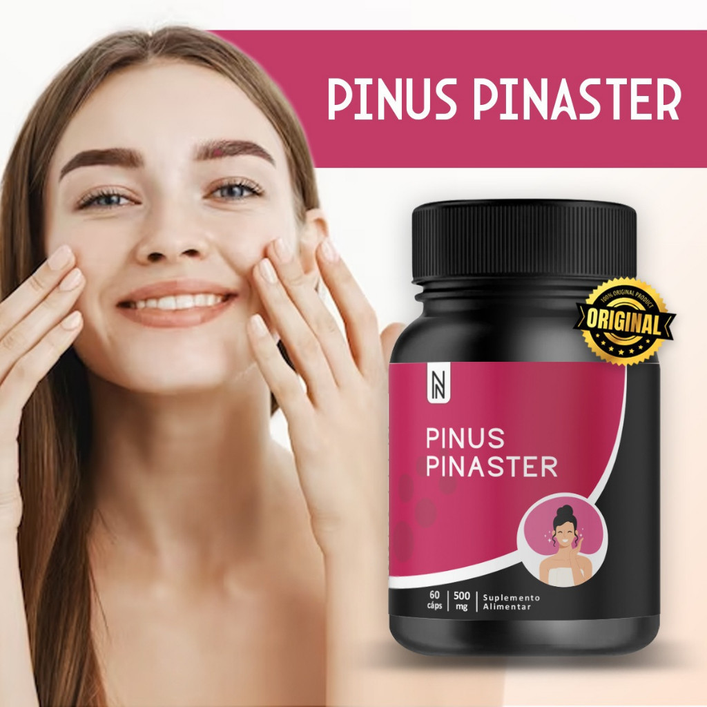 Pinus Pinaster  NATURALY Clareamento 60cáps 500mg  Original