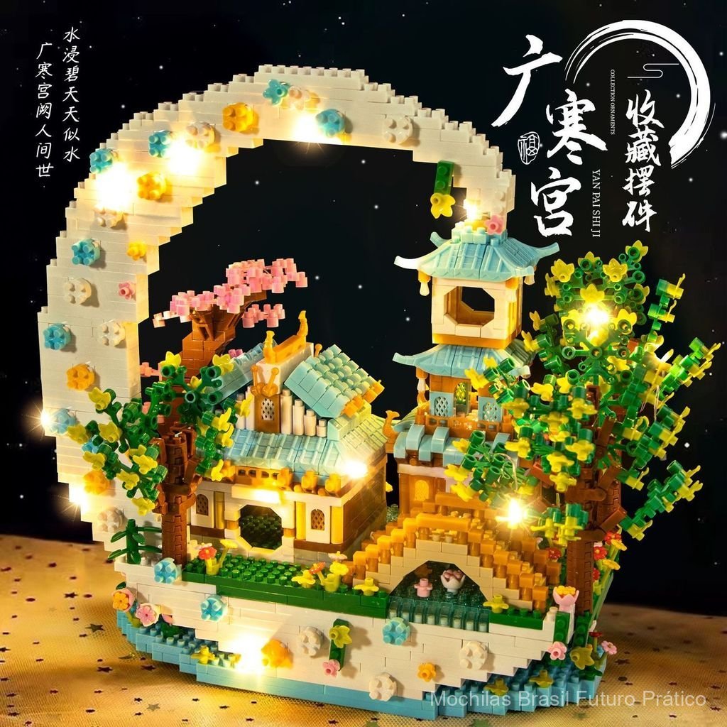 2026 Novo Palácio Guanghan Compatível com Blocos de Montar Lego, Brinquedo Educativo Artesanal, Modelo de Brinquedo, Pre
