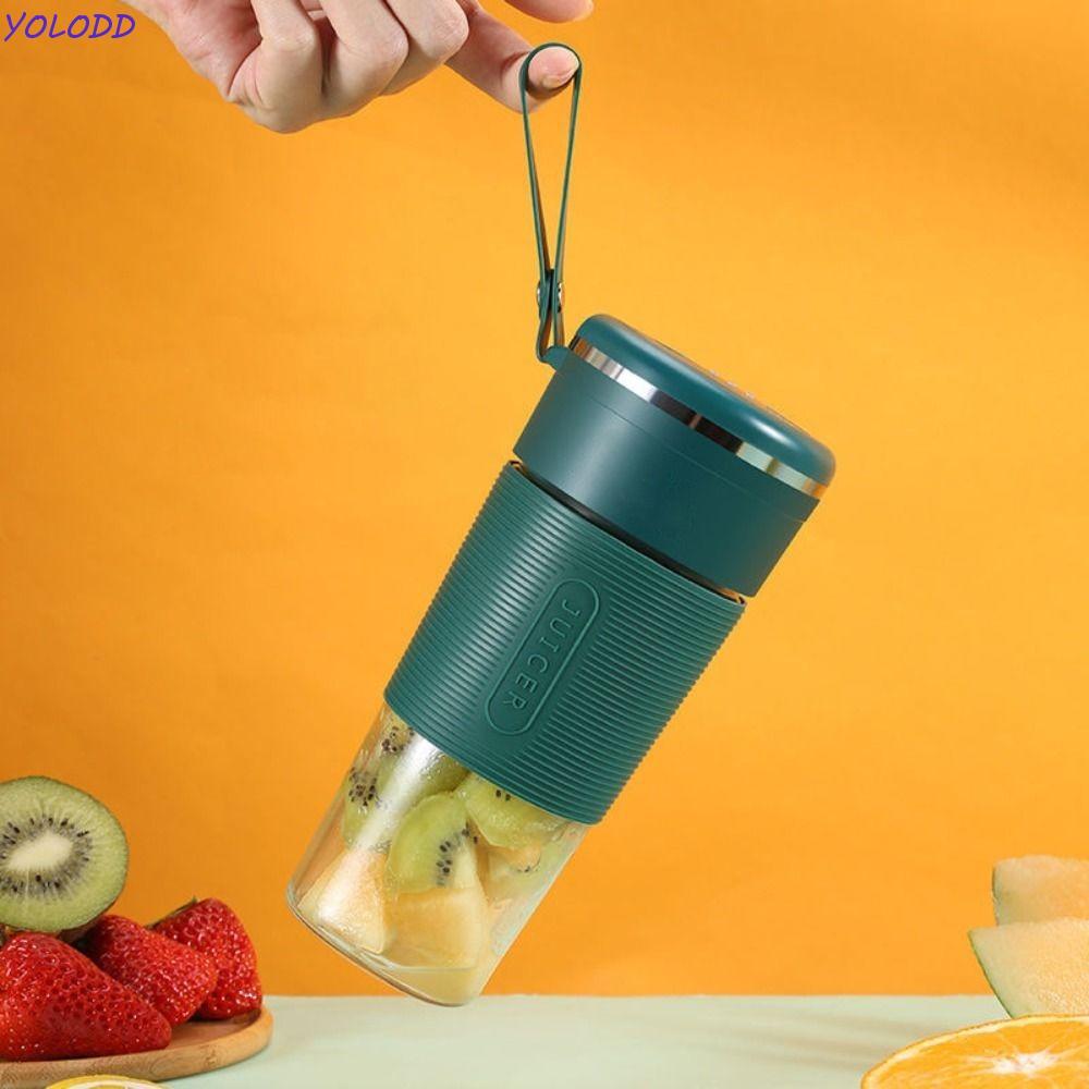 Copo Espremedor Elétrico Yoloqx , Sem Fio Com Tampa De Silicone , Fabricante De Suco De Frutas , Mini Liquidificador De 