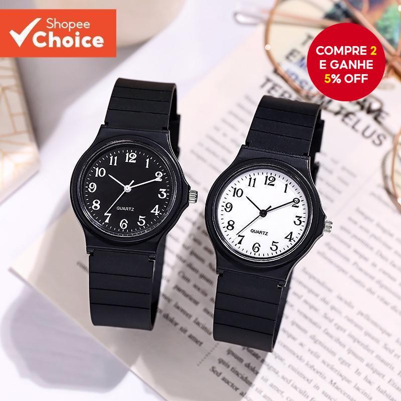 Kegllect Relógio Digital Minimalista Com Pulseira De Silicone Para Casal Mulheres E Homens