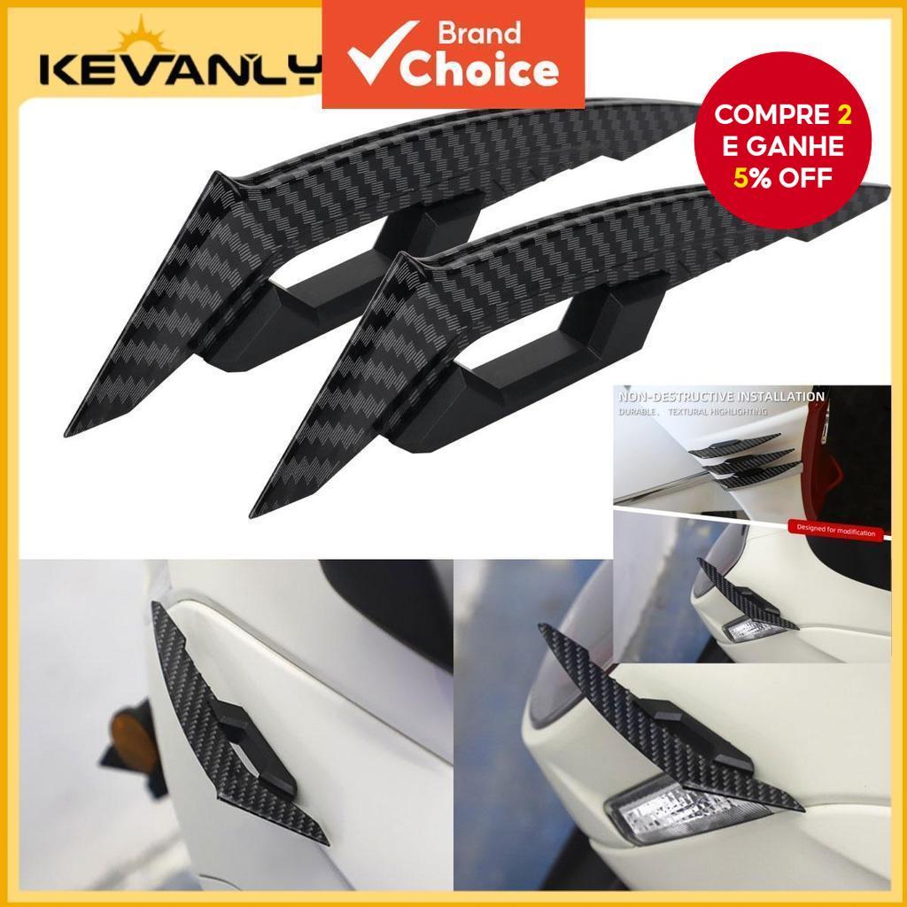 KEVANLY Corpo De Motocicleta Asa De Vento Esportes Faca Universal Premium Adesivo De Barbatana De Tubarão