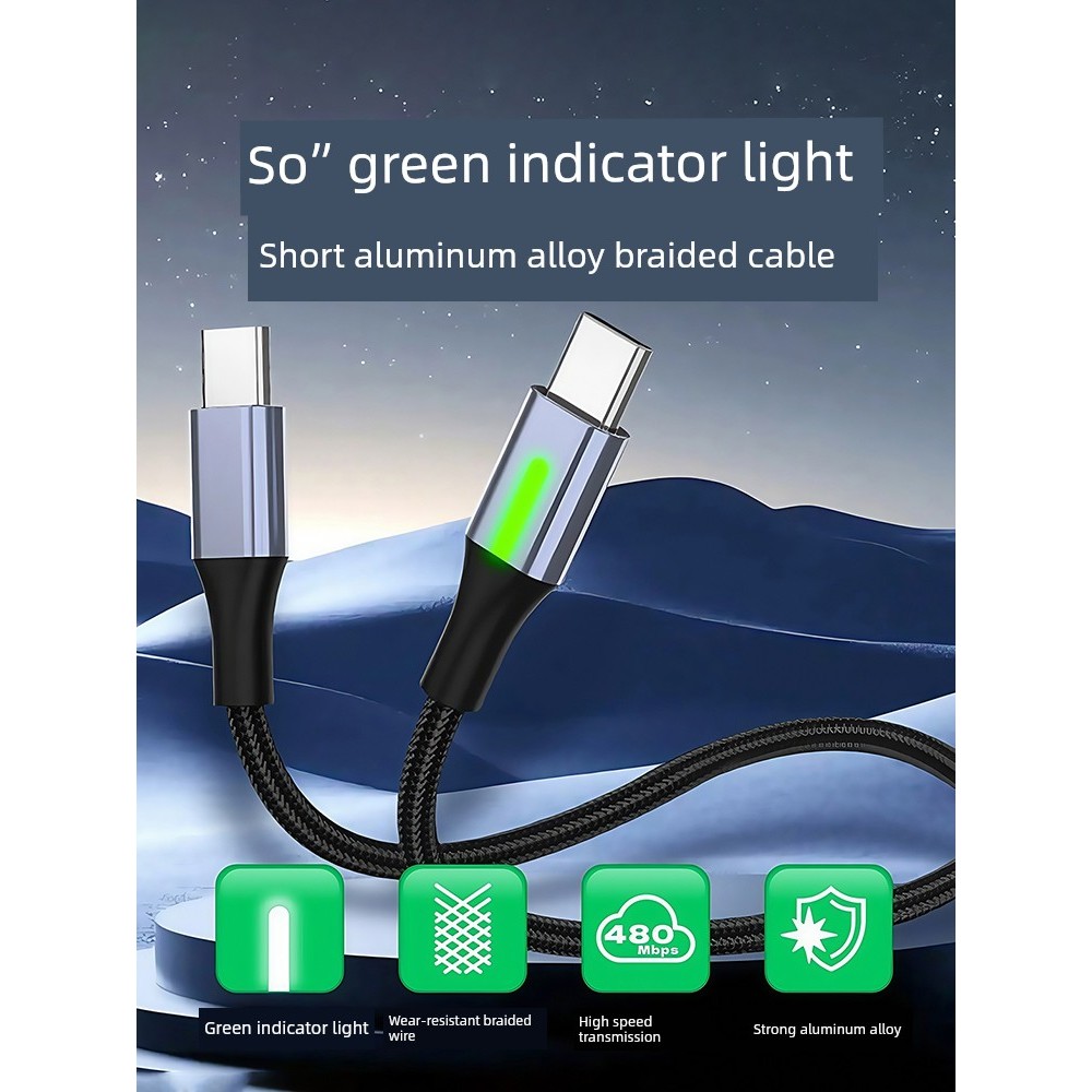 Fonte Carregamento Rápido USB‑C Carregador Celular USB‑C Importado Kit Carregador + Cabo Tipo C Cabo de dados Carregamen