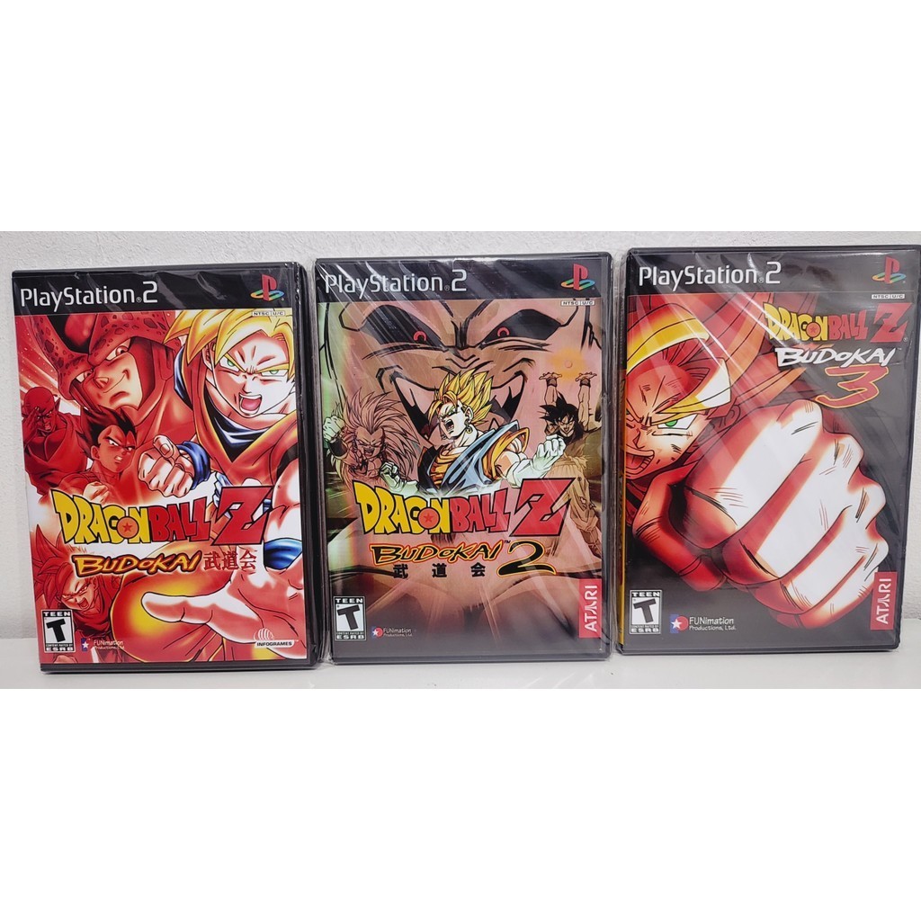 Coleção Dragon Ball Z Budokai 1 ao 3 / PS2