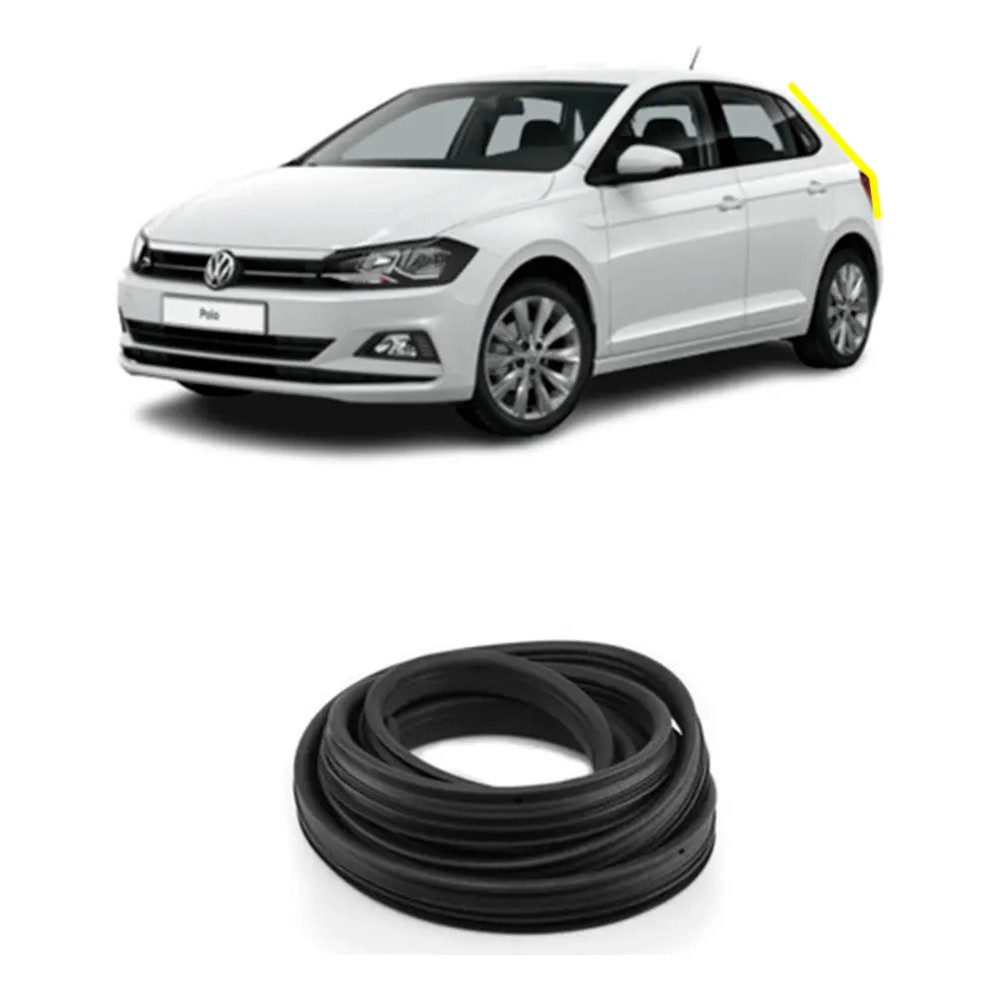 Borracha De Porta Malas Vw Polo 2018 2019 2020 2021 2022