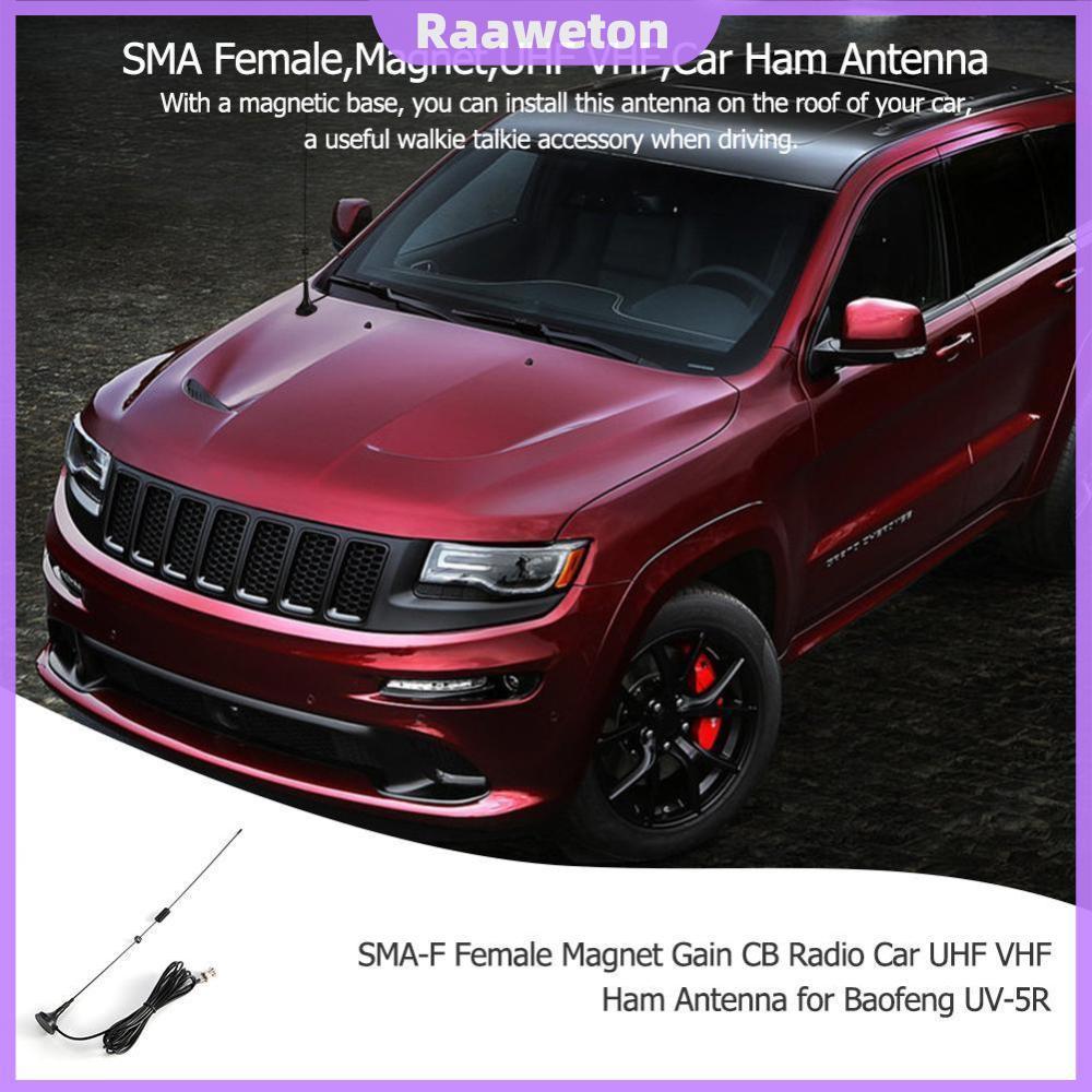 Acessório De Antena Amador UHF VHF Para Carro De Banda Dupla 144/430 Mhz Baofeng-5R-82 Walkie Talkie [Raaaweton.br]
