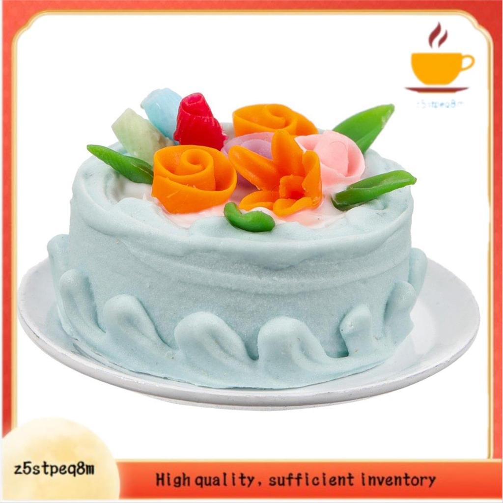 Comida Minúscula Mini Bolo Falso Modelo De Cupcake Artificial Decoração Do Vintage Adornos De Fingir Resina Pequeno