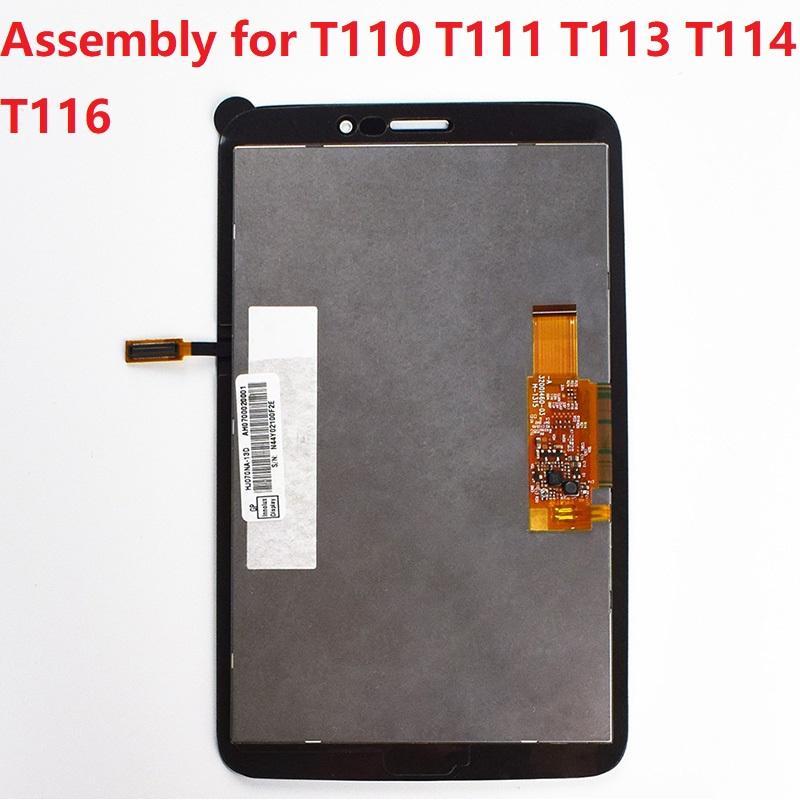 7 " LCD Para Samsung Galaxy Tab 3 SM-T110 T111 T113 T116 T114 Display Tela De Toque T110 T111 T113 T116 T114 Montagem