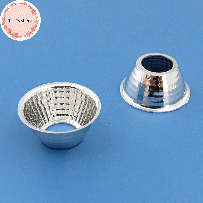 RTS 1 Peça 20-126mm 15-120 Graus Abajur Tigela Reflexiva Para DIY Luz Óptica LED Copo Refletor De Alumínio Lâmpada COB G