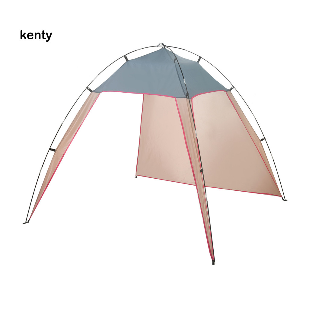 3-4 Person Tent Outdoor Shade Canopy Triangle for People Uv Protection Sun Shelter Easy Setup Beach for Camping Fishing