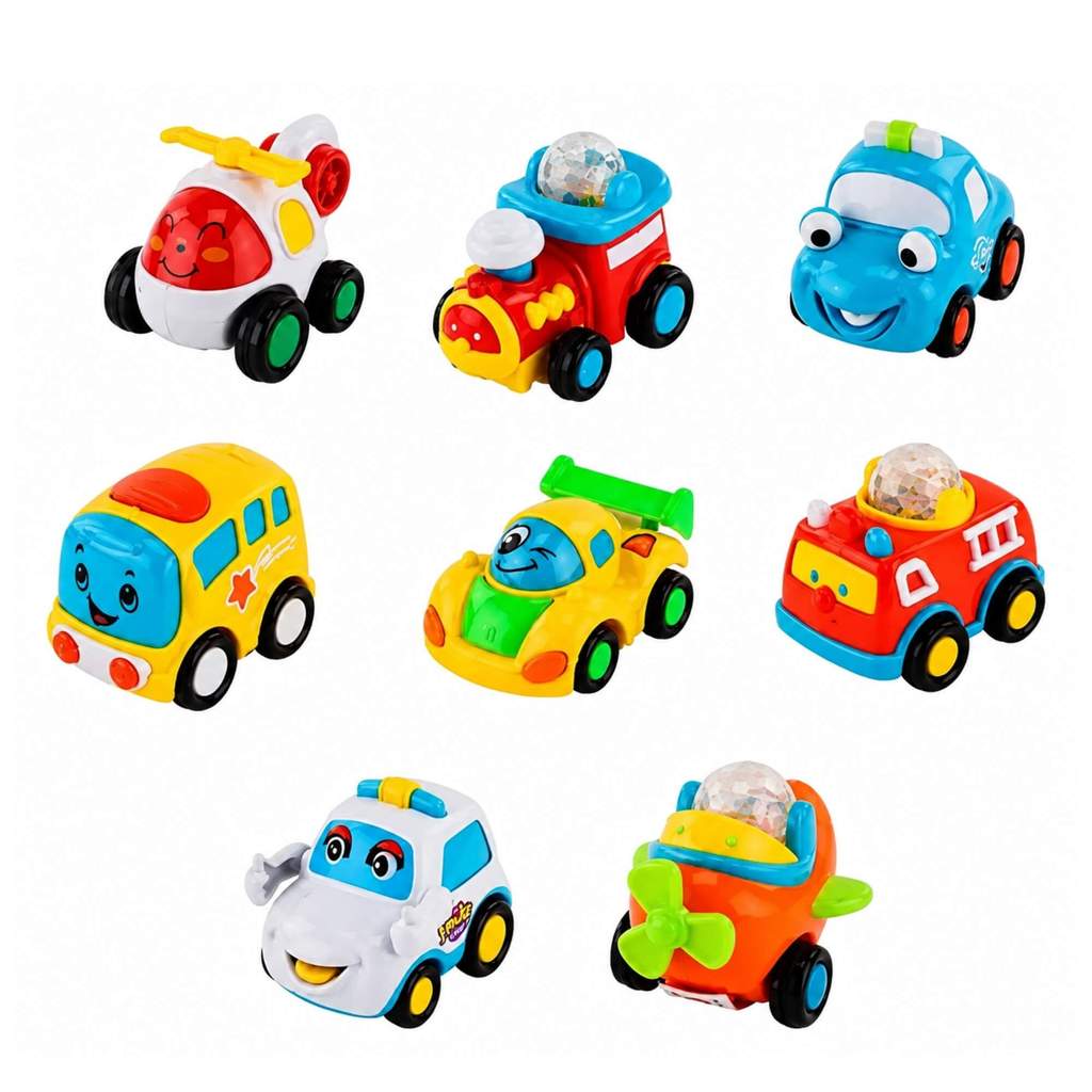 Mini Carrinho Infantil Brinquedo de Fricção Sortido e Unitário BBR Toys R3170