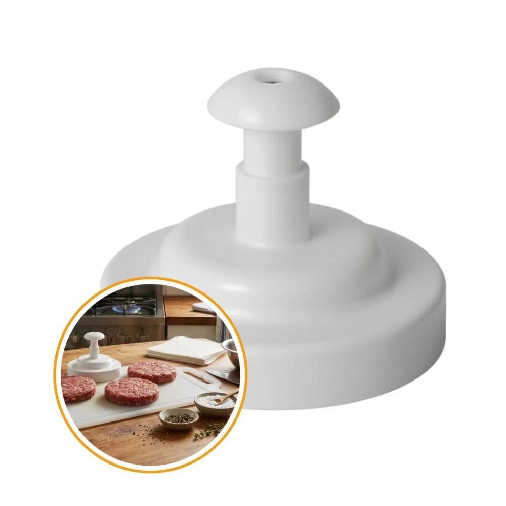 PRENSA HAMBURGUER MANUAL MODELADOR CARNE ARTESANAL HAMBURGUEIRA CASEIRA FORMA BURGER 170G GOURMET
