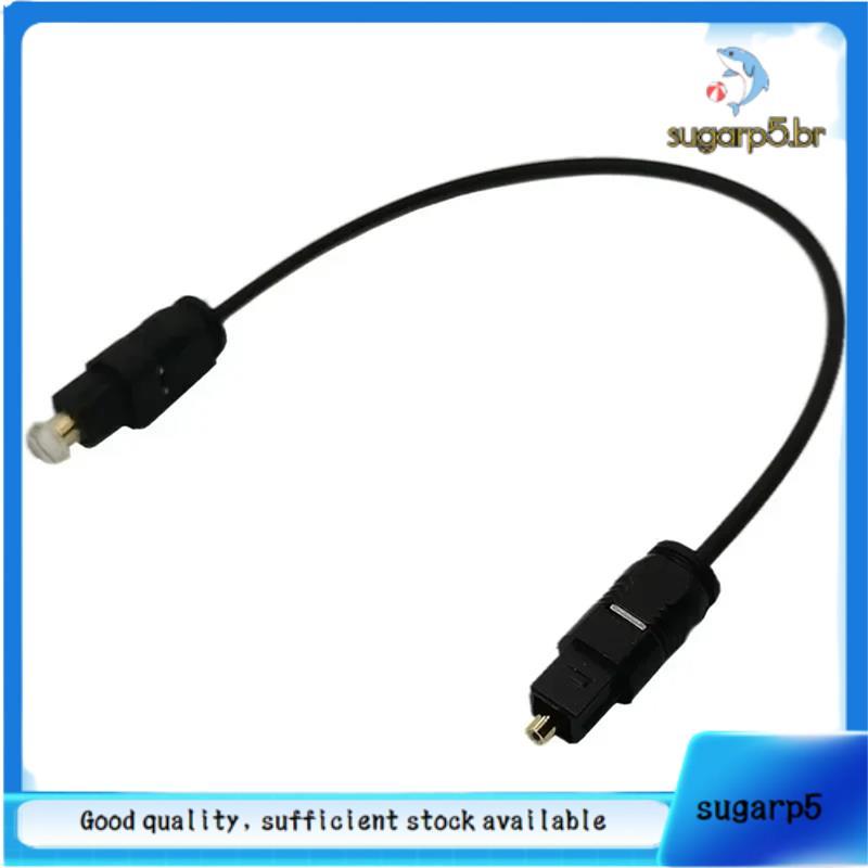 Cabo Óptico Superfino De 0.2m , De Fibra Óptica De Áudio Digital Toslink SPDIF , PVC Para DVD VCR CD Player