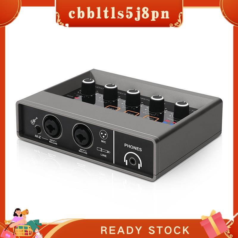 cbbltls5j8pn Mixer De Áudio Profissional Interface USB Placa De Som Equipamento De DJ Estúdio De Gravação Conversor De G