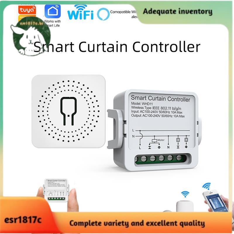 Controlador De Cortina Inteligente Tuya WiFi Módulo Controle Voz E Função Temporização Vida Interruptor Remoto