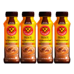 Kit 4 Cappuccino Pronto Classic 3 Corações 260ml
