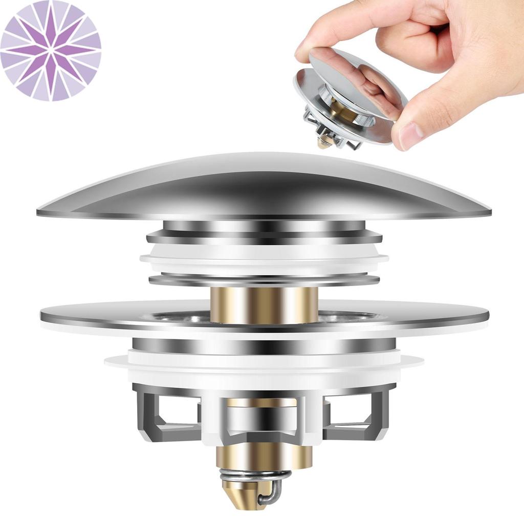 Rolha De Drenagem De Banheira Universal Pop Up Dreno Plug À Prova De Ferrugem Reutilizável Banheiro E Capa SHOPCYC2033