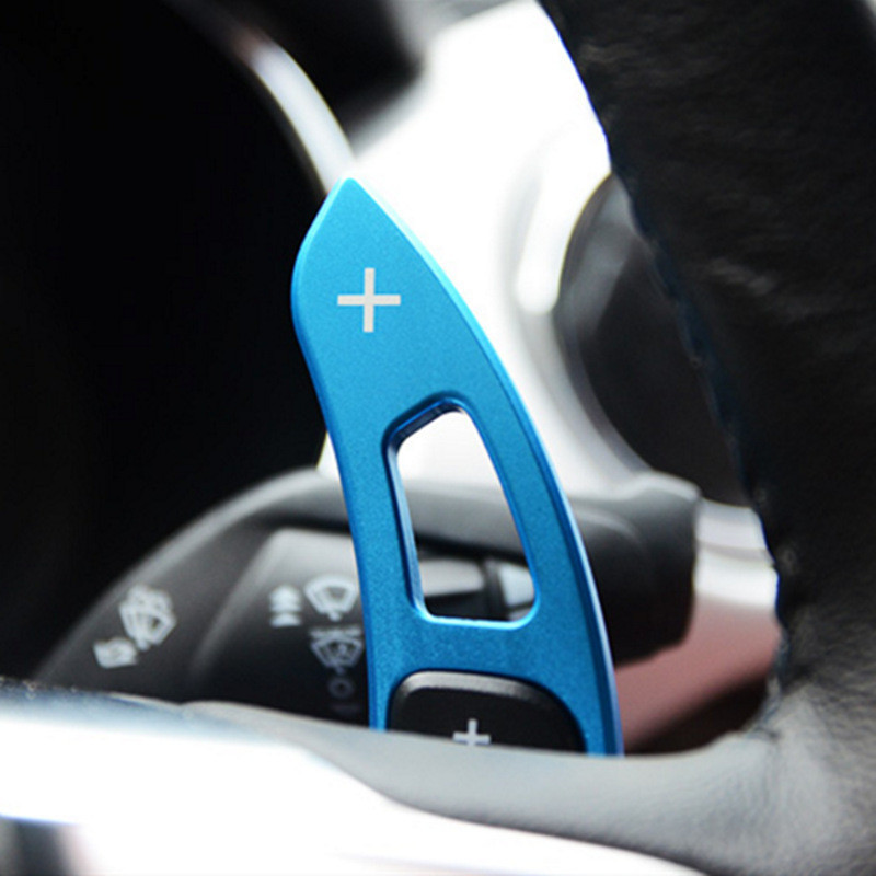 Adequado para 15-20 Ford mustang remos de mudança de volante mustang modificado liga de alumínio pás Extra grandes