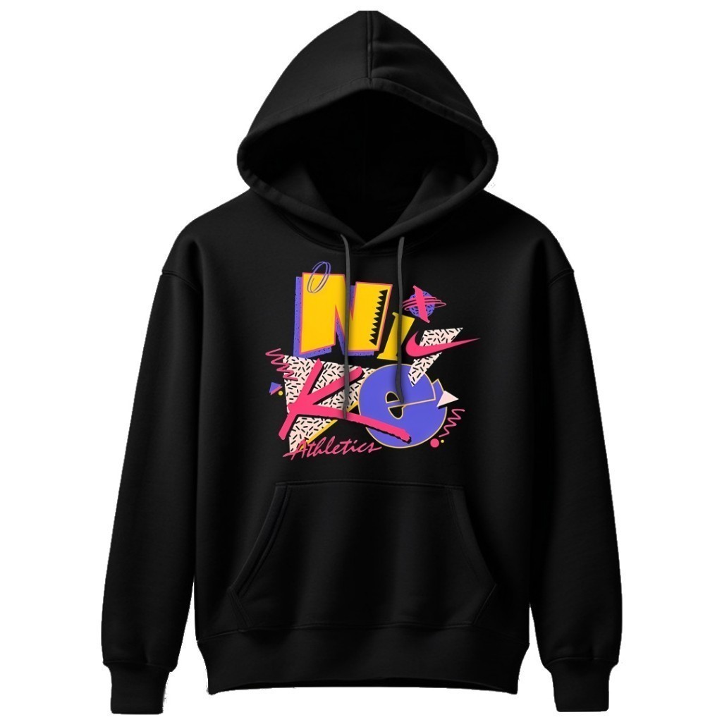 Blusa de Frio Moletom Flanelado Casaco com Capuz ATHLETICS VIRGULA PREMIUM NOVO