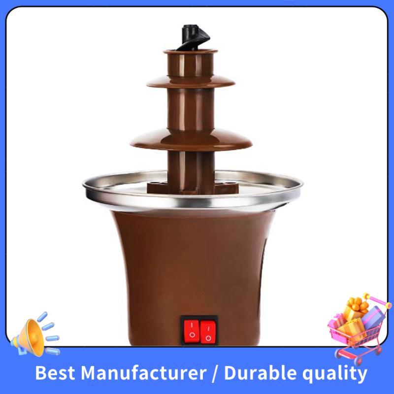 Fonte De Chocolate Doméstica , Máquina Automática De Derretimento De Panela Quente Com Torre Aquecimento , Caseiro , Plu