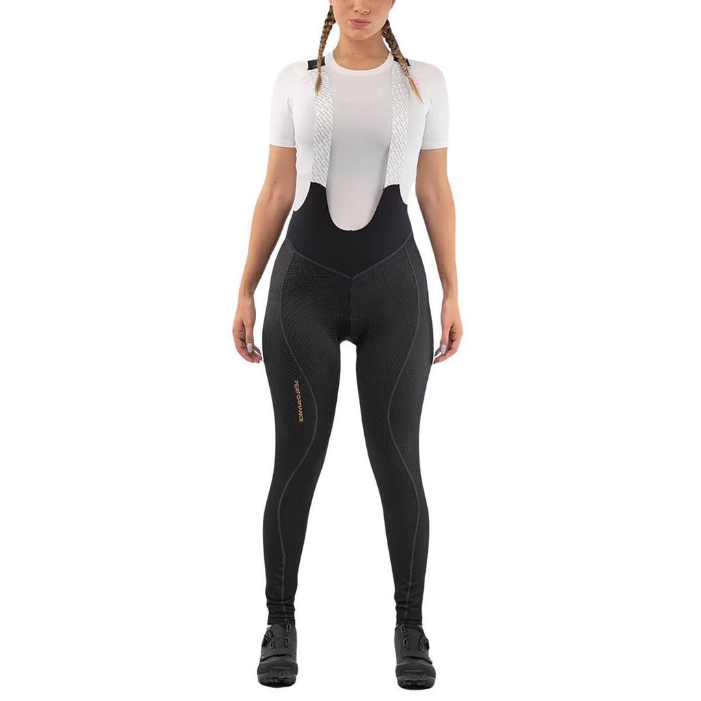 Calça Bretelle de Ciclismo Free Force Performance Feminina