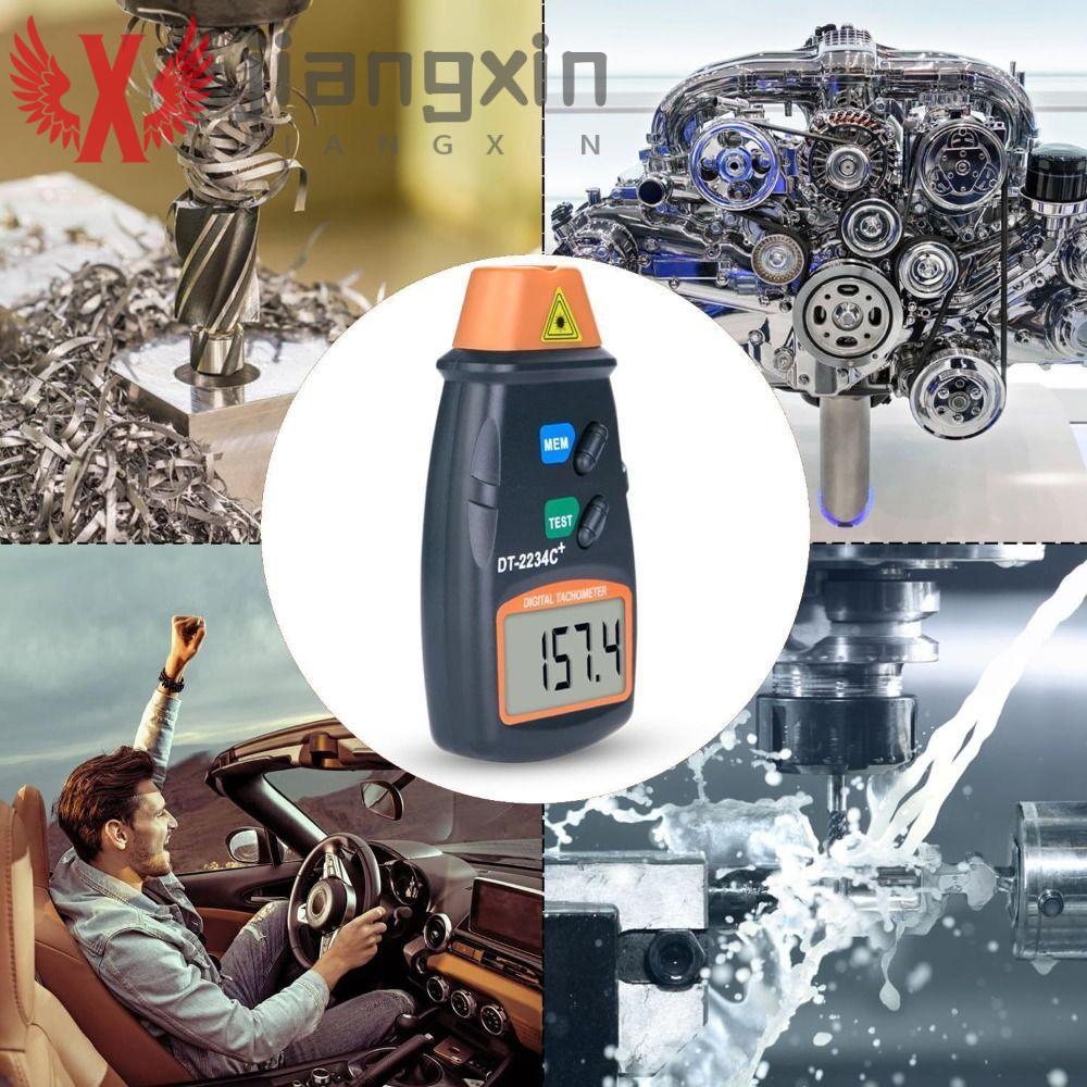 Tacômetro Digital A Laser JIANGXIN , Medidor De RPM De Armazenamento De Dados Ópticos Digitais Velocidade Do Motor Infra