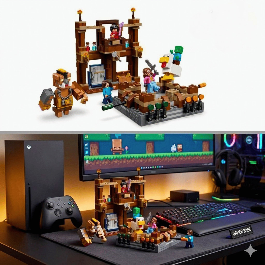 Lego Minecraft Ringue de Luta da Mansão Woodland 21272