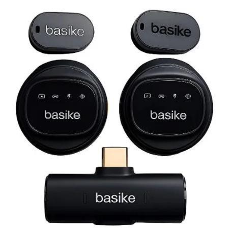 MICROFONE LAPELA SEM FIO BASIKE BA-MIC007 TIPO-C