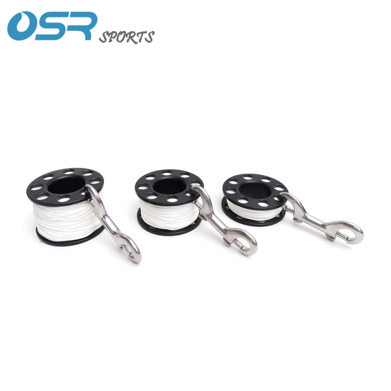 Mergulho de volta voando BCD roupas secas uso 3.5cm grande abertura água fria dupla utilização POM linha roda com linha
