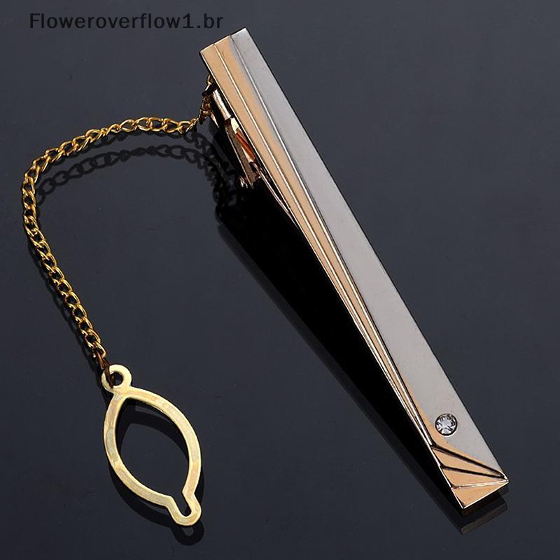 FLOWE Metal Gravata Fivela Barra De Fecho Clipe Braçadeira Em Ouro/Prata Para Presente De Casamento BR