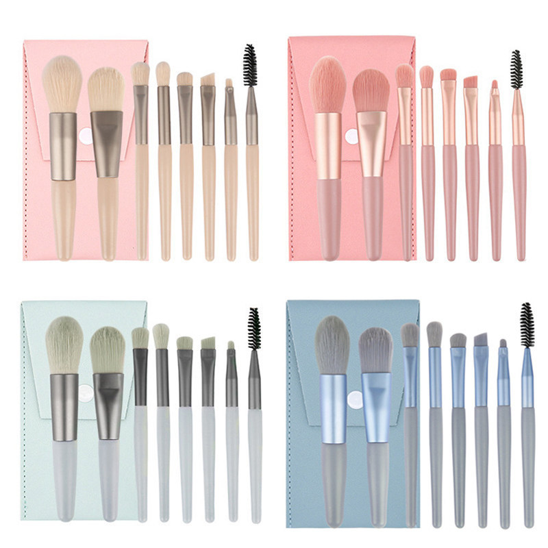kit pincel maquiagem kit pincel maquiagem profissional Conjunto de 8 peças de pincel de maquiagem de alta qualidade port