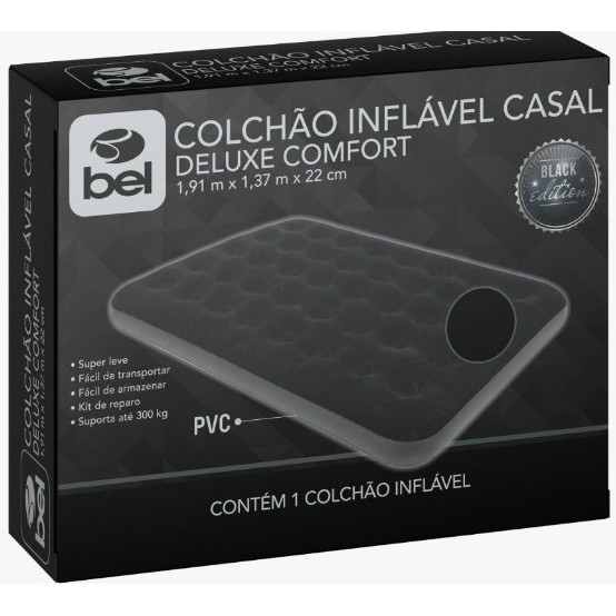 Colchão Inflável de Casal 191 X 137 X 22 , Para  Camping Piscina e Viagens