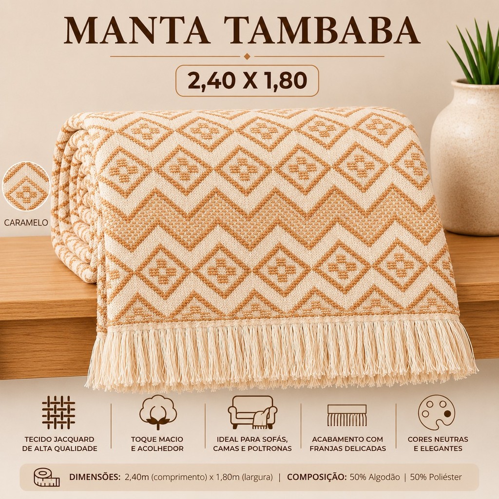 Manta Para Sofá Gigante Luxo Grande 2,40X1,80m Premium De Algodão Capa Decorativa Protetora