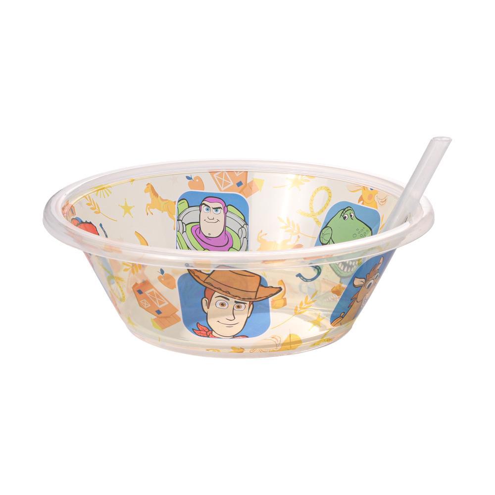 Tigela Bowl com Canudo Fixo Toy Story 500 ml Plasútil