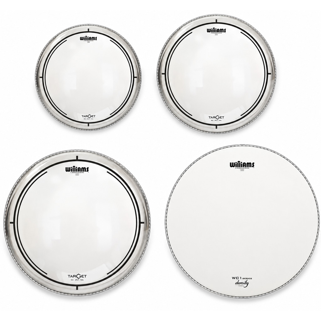 Kit Peles Williams Target Clear Tom 10 12 14 Caixa 14