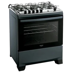 Fogão Supreme Bivolt 5 Bocas Automático Mesa de Inox Dako