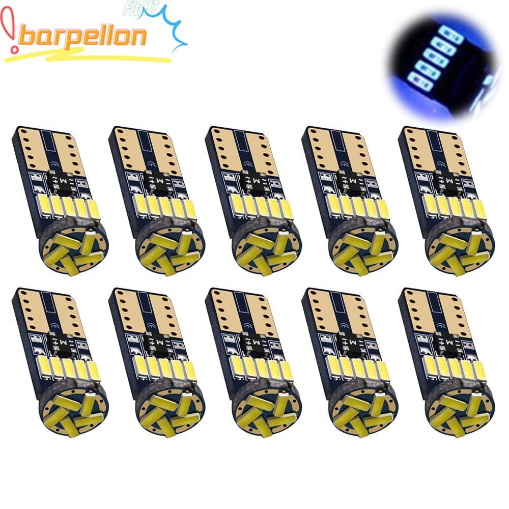 BARPELLON 10pcs Luz De Placa De Licença , Lâmpadas De Leitura LED Para Carro 194 T10 , Lâmpada De Folga Super Brilhante