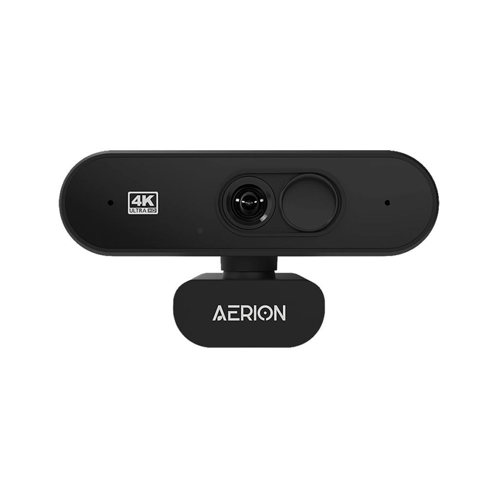 WEB CAM USB ULTRA HD 4K VISUS 400 COM MICROFONE AERION WEB400 PRETO