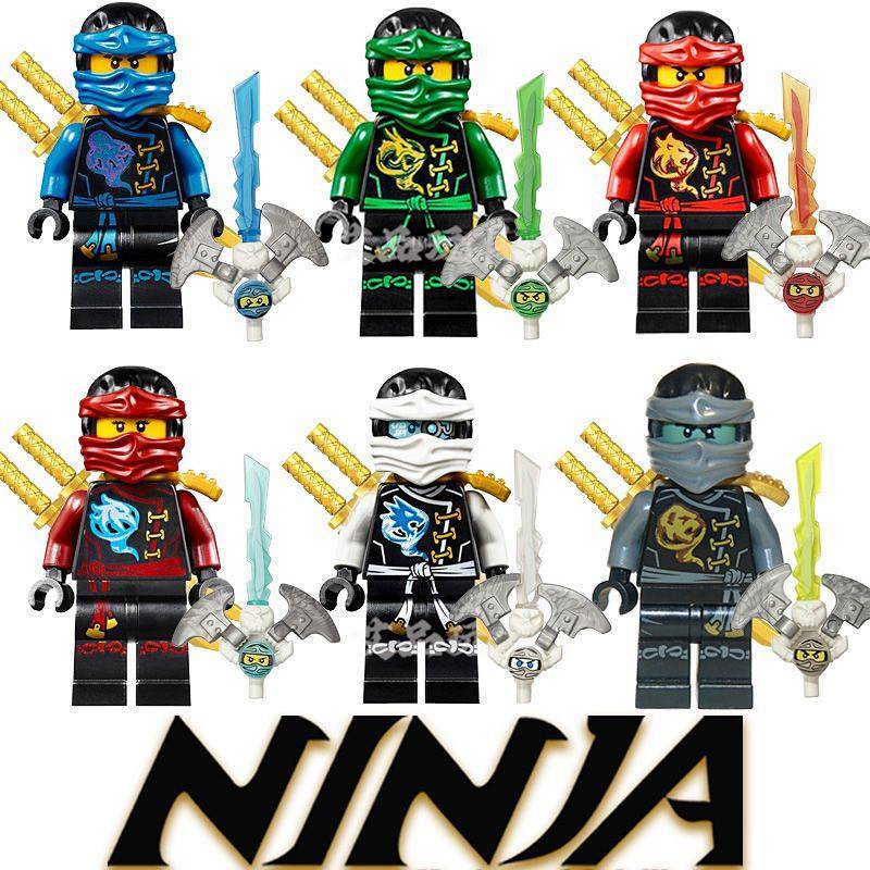 Ninjago Series Big Movie Pirate Season 6th Season Nada Khan Building Blocks Toy Trolls Knife 8 rmZ6