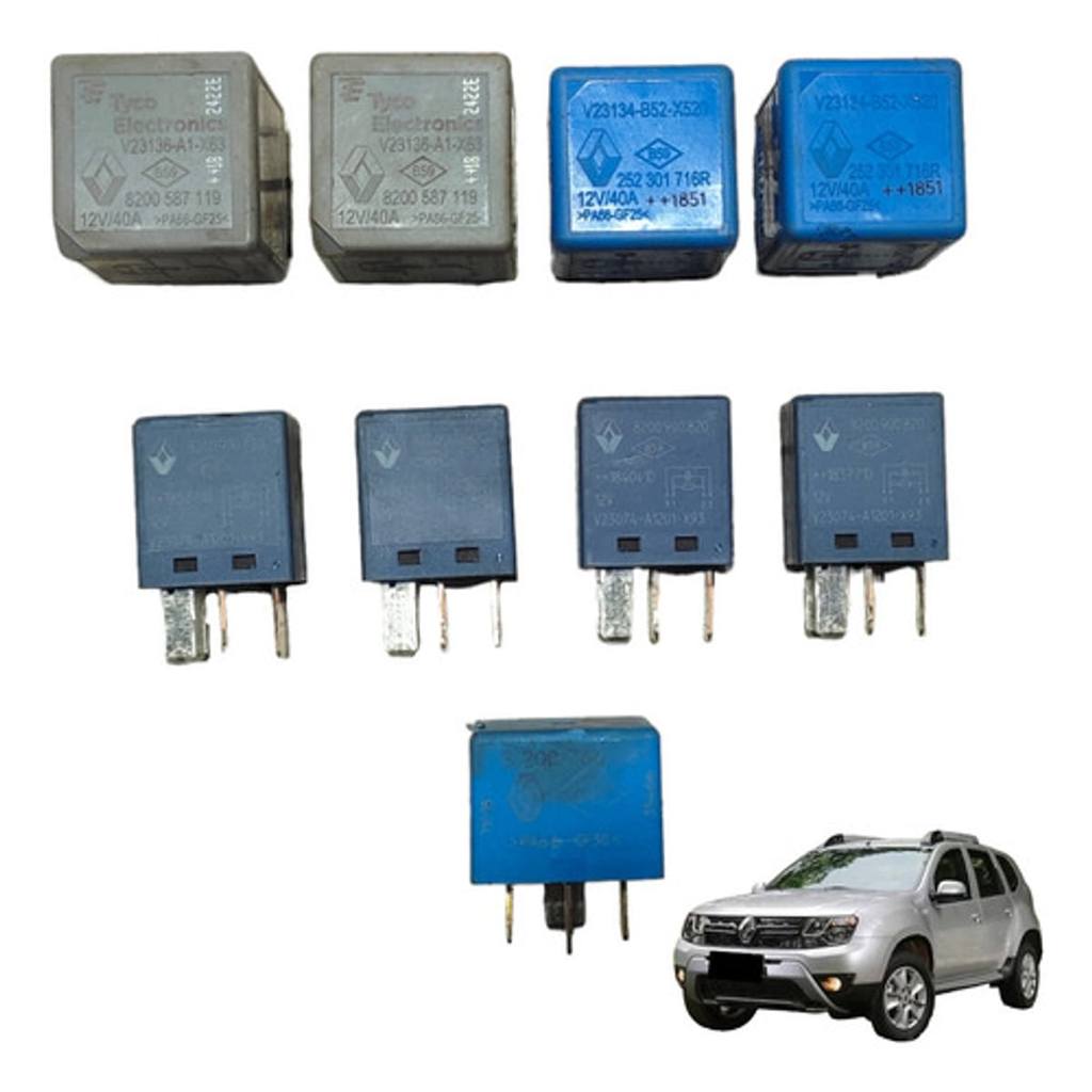 Kit Rele Auxiliar Ar Condicionado Renault Duster 2020