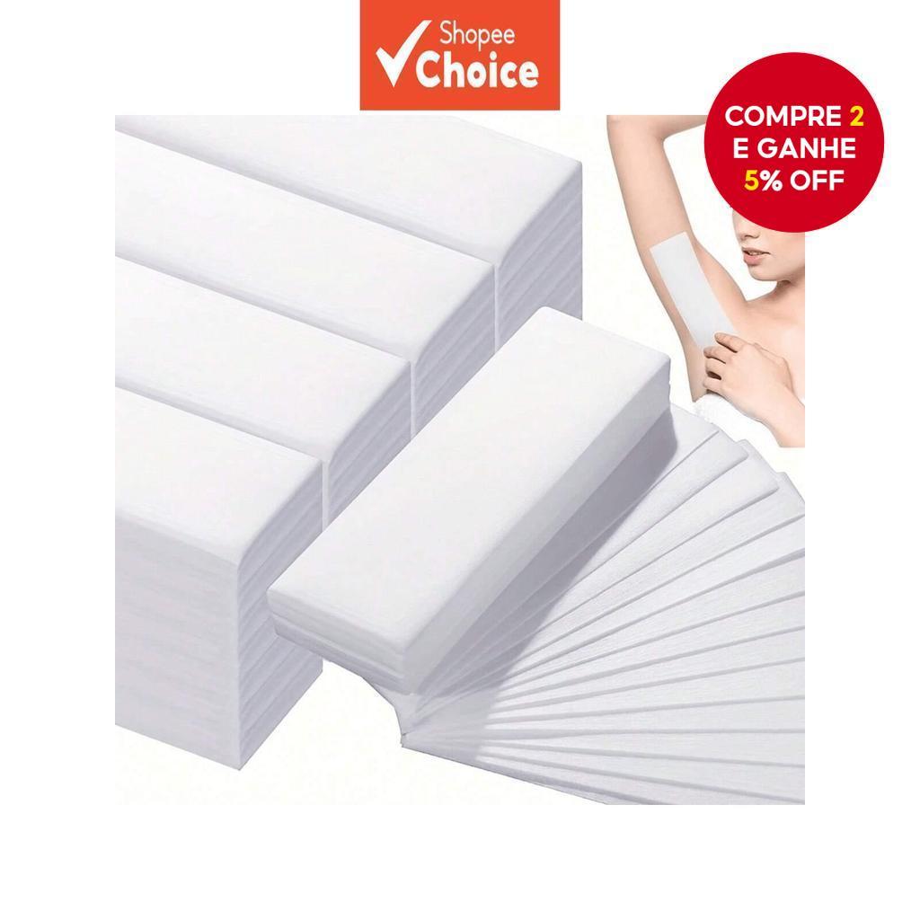 50/100/200 Unidades De Tiras De Cera Para Remoção De Pelos : Itens Essenciais Salão E Viagens , Barbeiro Acessórios De B