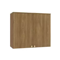 Armário Aéreo p/ Cozinha Botanic M632 c/ 2 Portas 80cm Nogueira - Kappesberg