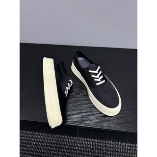 [Baba Xiansen] Sapatos de pano respiráveis retrô japoneses de sola grossa básicos combinados com sapatos únicos masculin