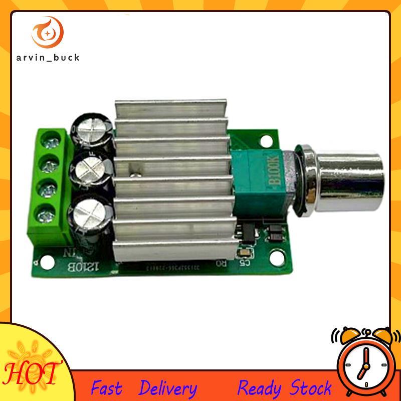 1 PCS 12V 24V 10A Regulador De Velocidade Ajustável Interruptor De Controle Dimmer Para Motor De Ventilador LED Luz