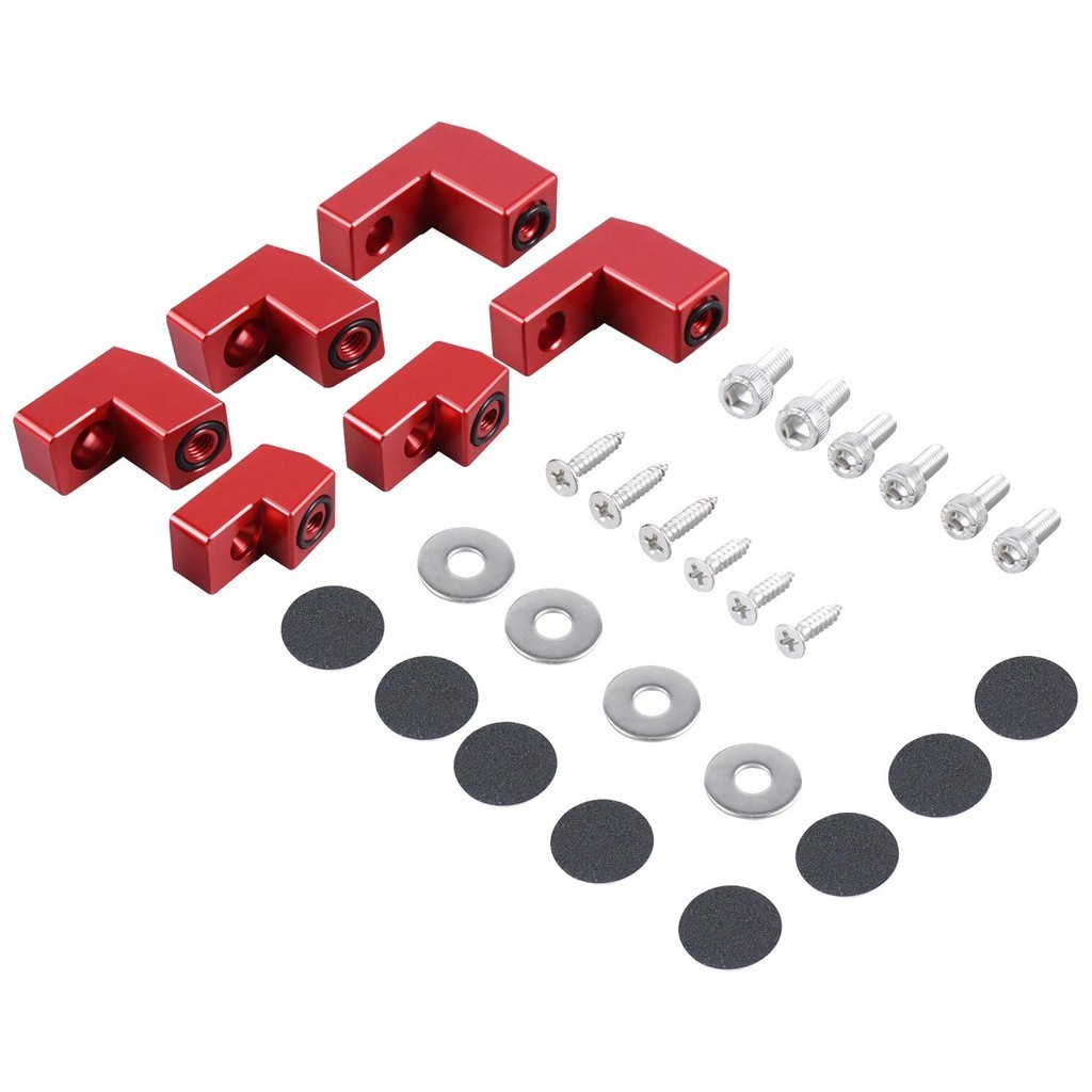 BEVINSEE Kit De Riser De Spoiler De Asa De Alumínio Para Ford Fiesta ST Hatchback 2014 2015 2016 2017 2018 2019 Peças Au