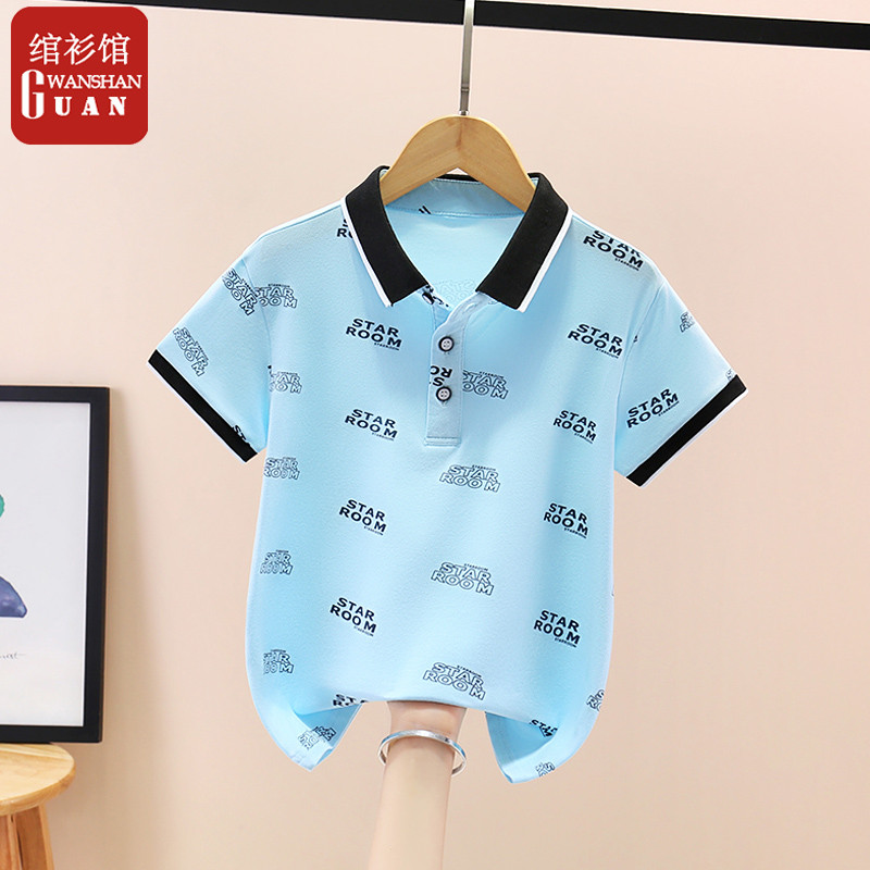 Meninos camiseta de manga curta algodão puro 2024 novo estilo frito rua grandes crianças na moda camiseta crianças verão