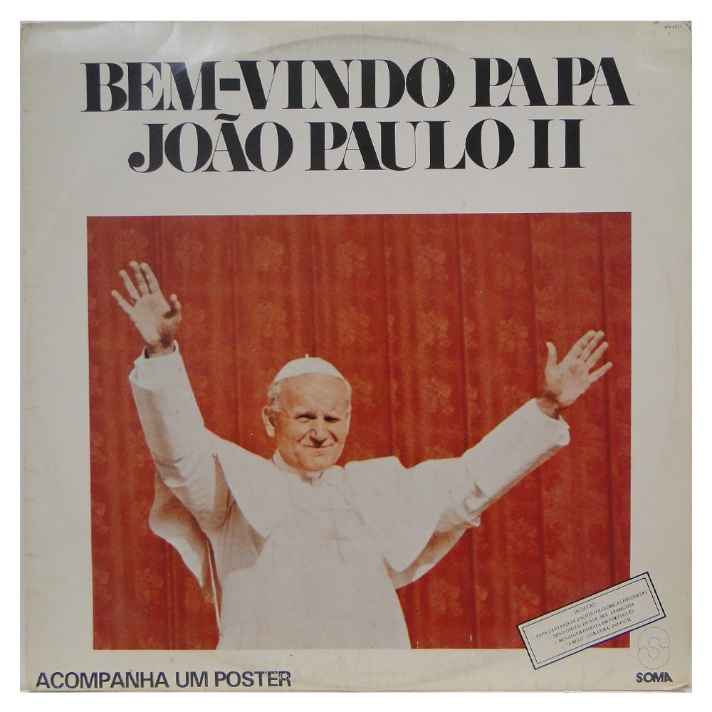LP DISCO VINIL BEM VINDO PAPA JOÃO PAULO II- USADO autor VARIOS