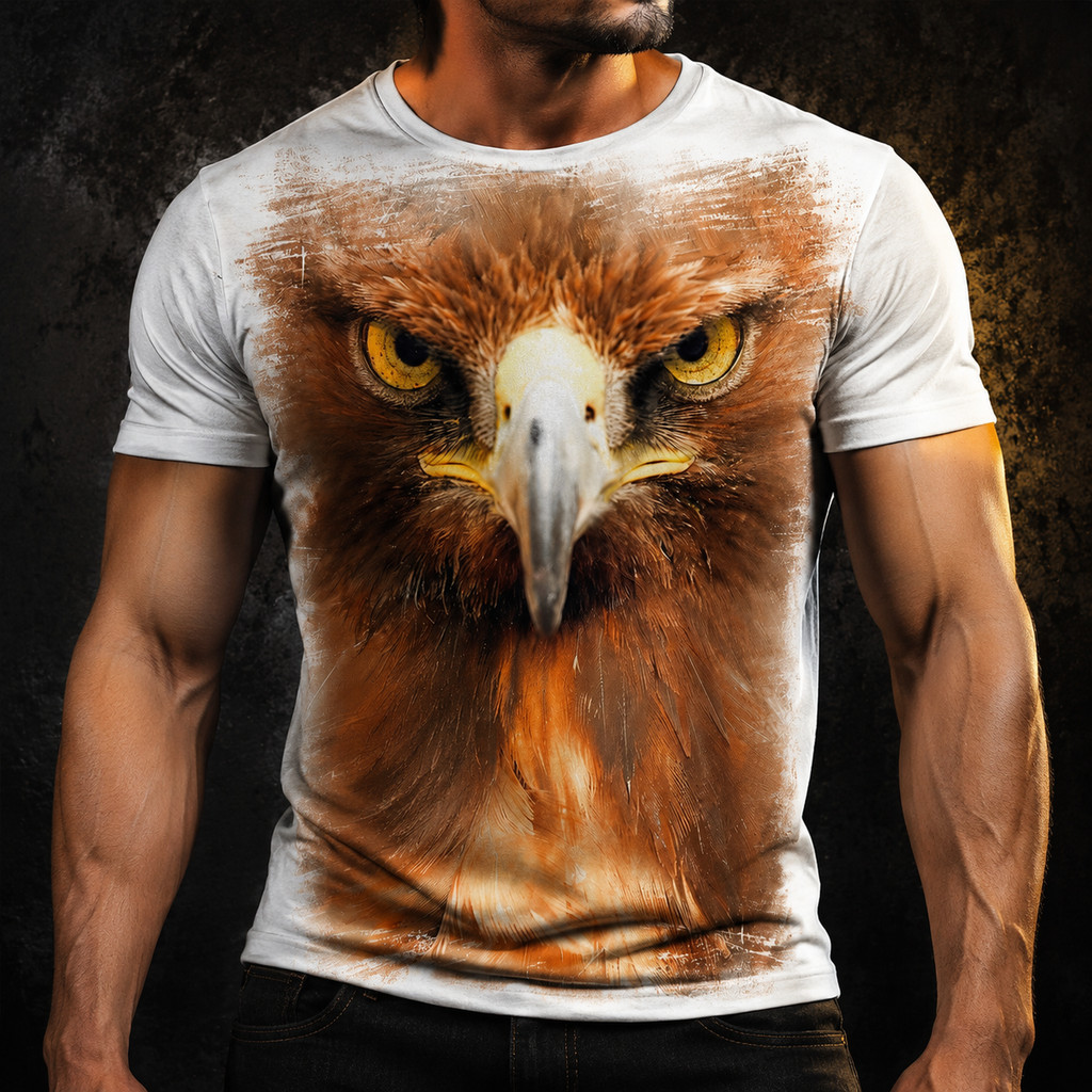 Camisa Camiseta Pássaro Ave Águia Olho 2
