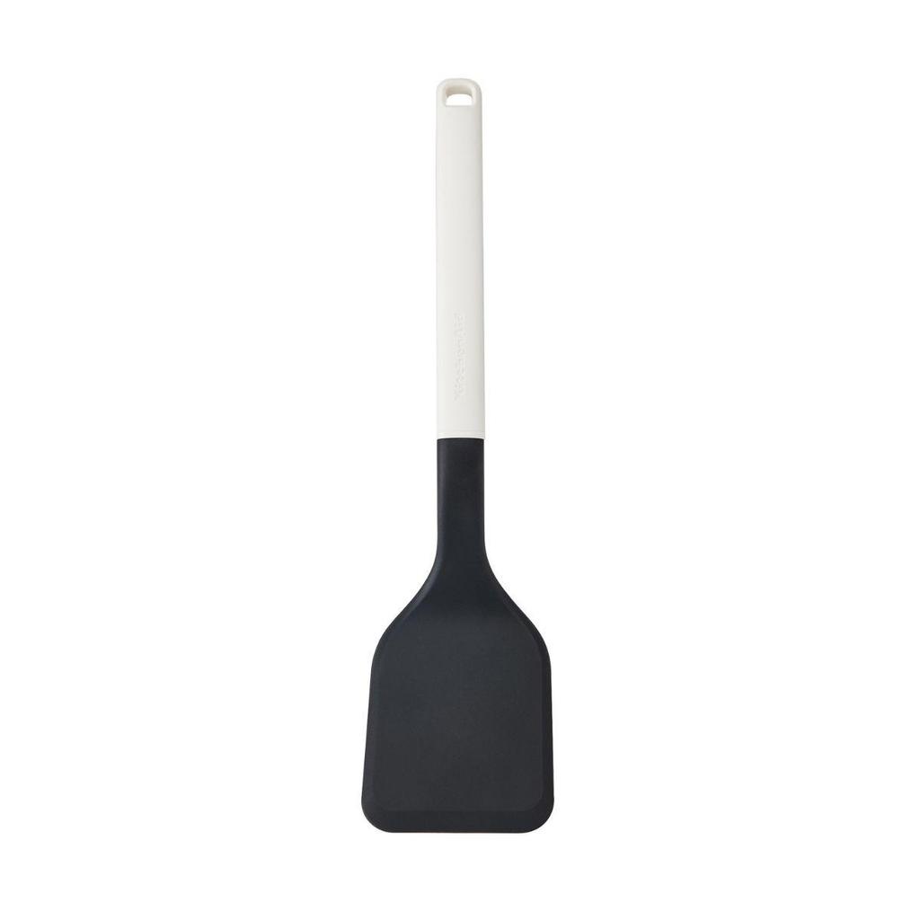 Espatula Turner Solida em Nylon Cozinha Branca KitchenAid Resistente Prática